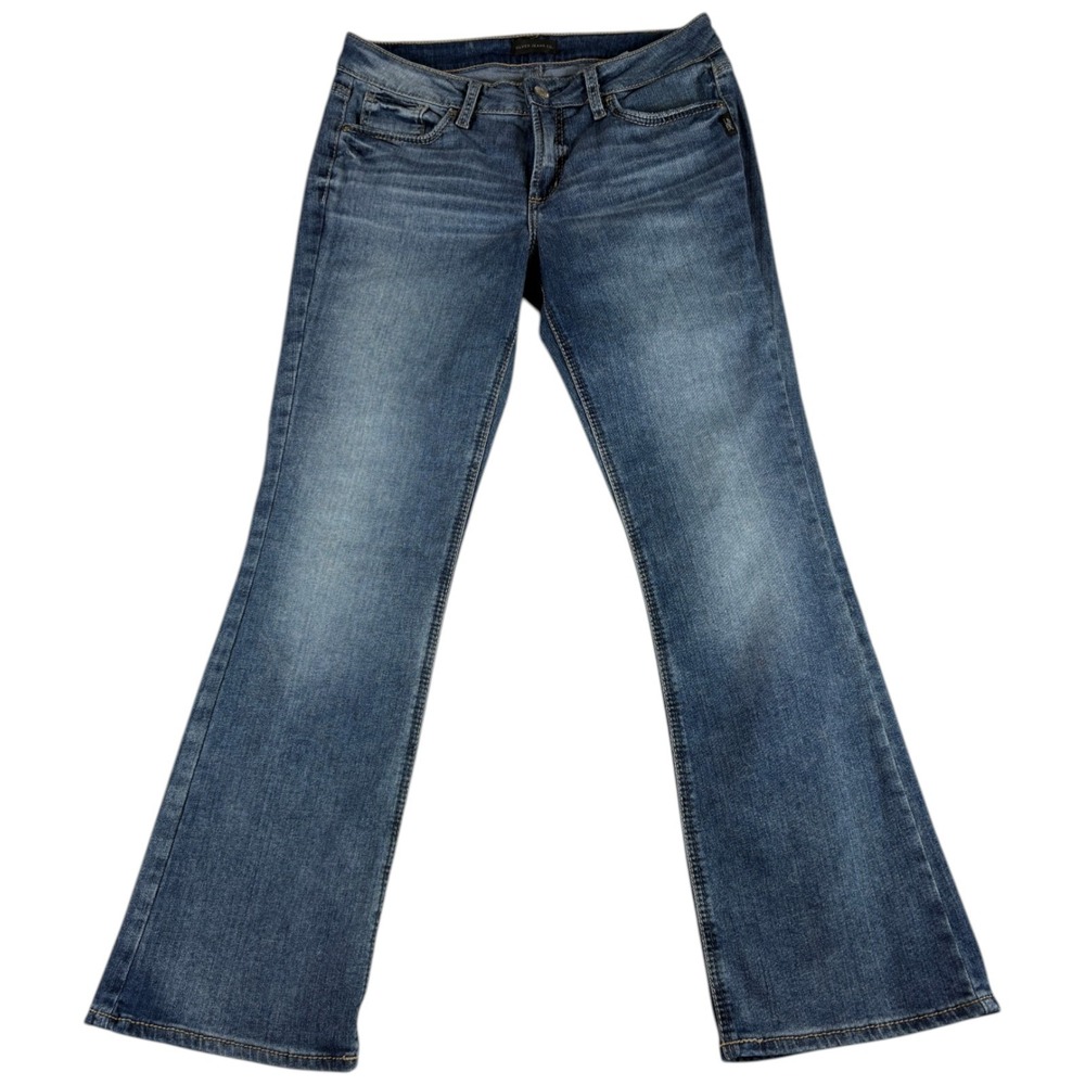 Silver Jeans Co. Suki Bootcut‎ Jeans Womens 30x31 (33x30) Blue Denim Mid Rise